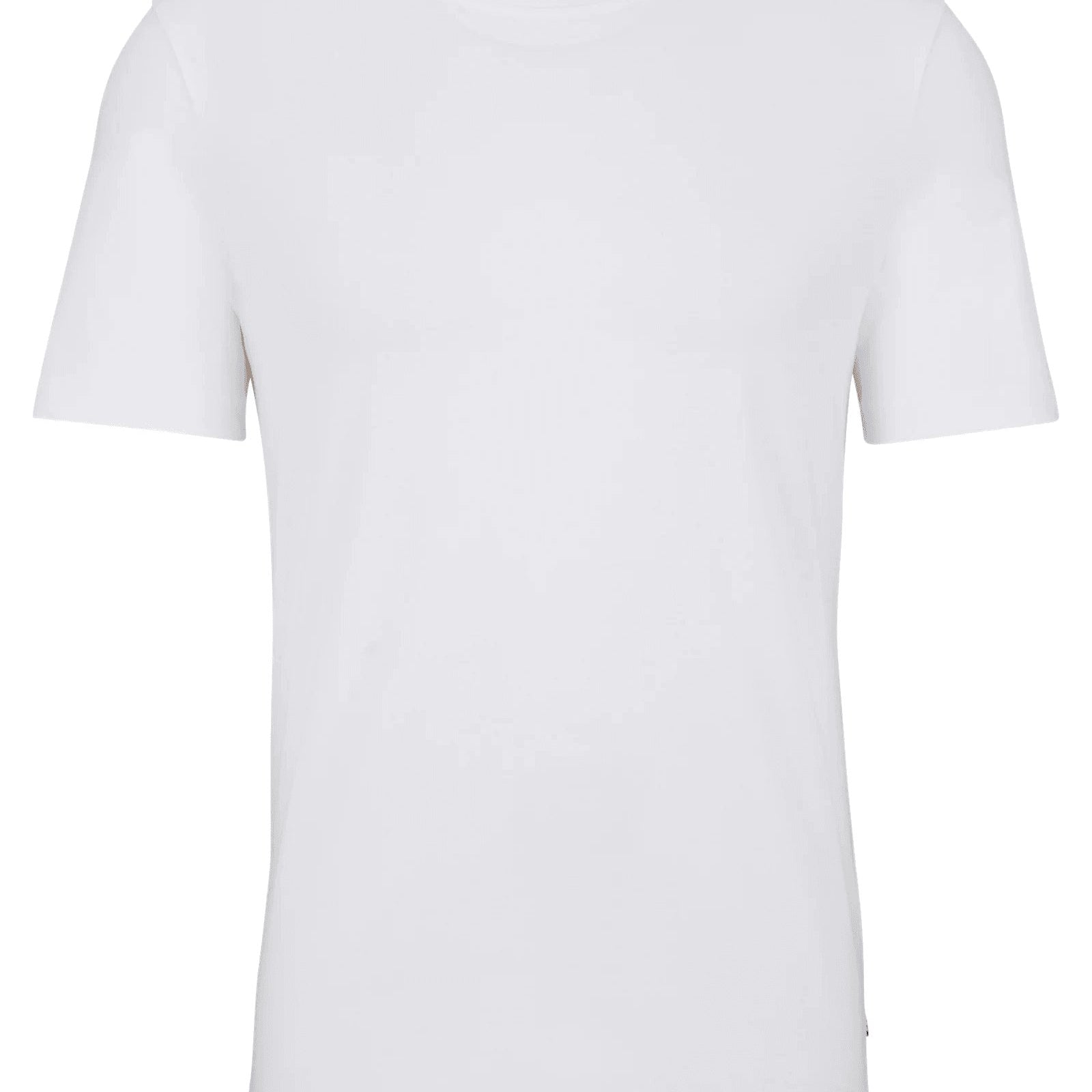 BOSS Cotton-jersey regular-fit T-shirt with ribbed collar