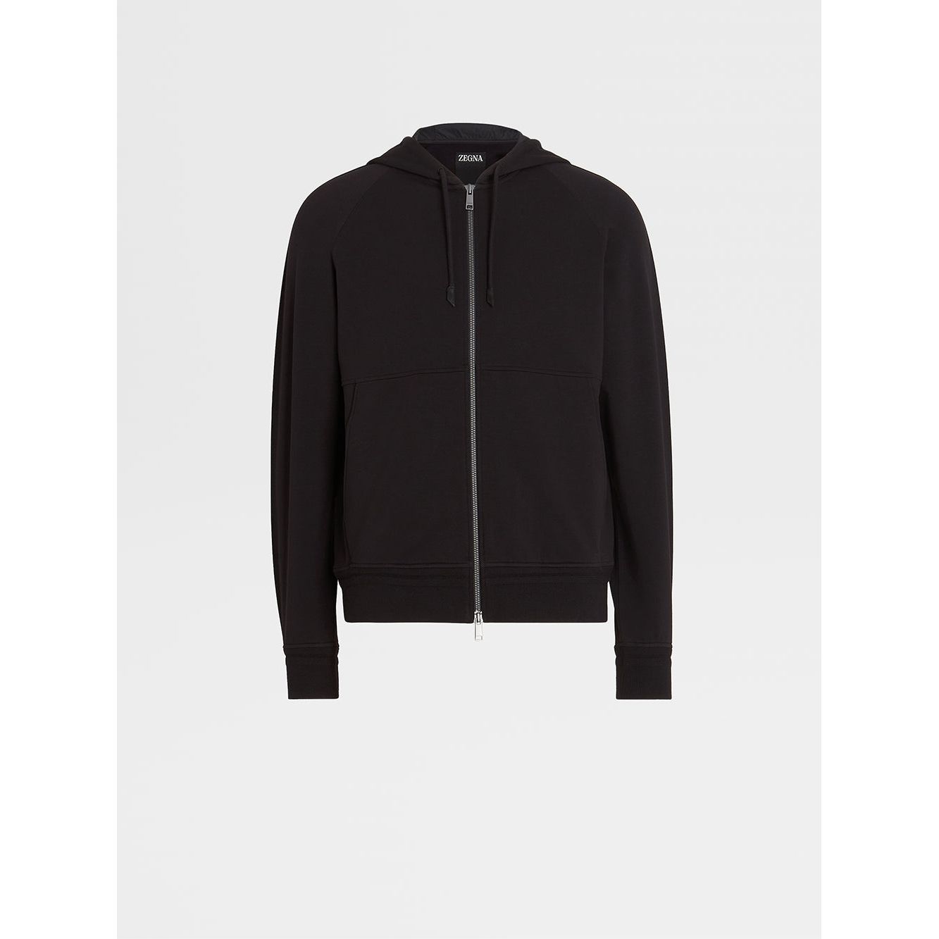 ZEGNA STRETCH COTTON HOODIE