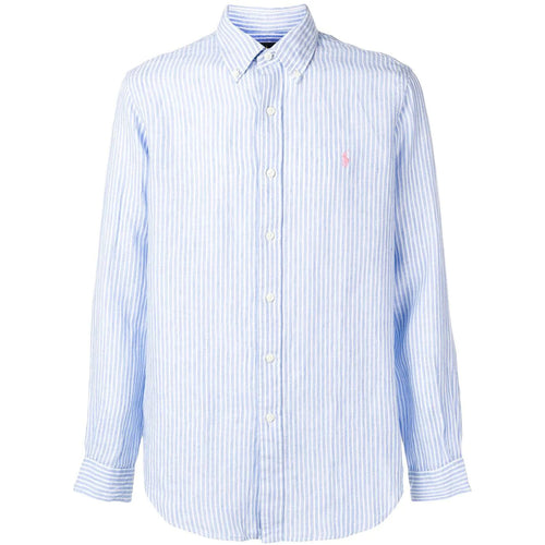 Load image into Gallery viewer, POLO RALPH LAUREN LINEN STRIPED SHIRT CUSTOM SLIM FIT - Yooto
