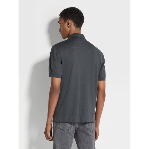 Load image into Gallery viewer, ZEGNA COTTON AND SILK POLO SHIRT
