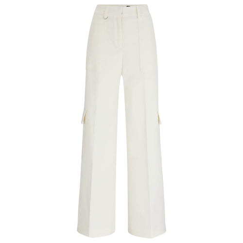 Load image into Gallery viewer, BOSS STRAIGHT FIT TROUSERS IN COTTON BLEND - Yooto
