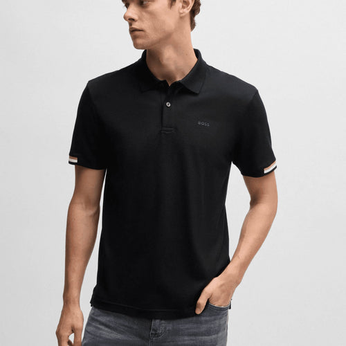 Load image into Gallery viewer, BOSS Regular-fit polo shirt with rubberized logo
