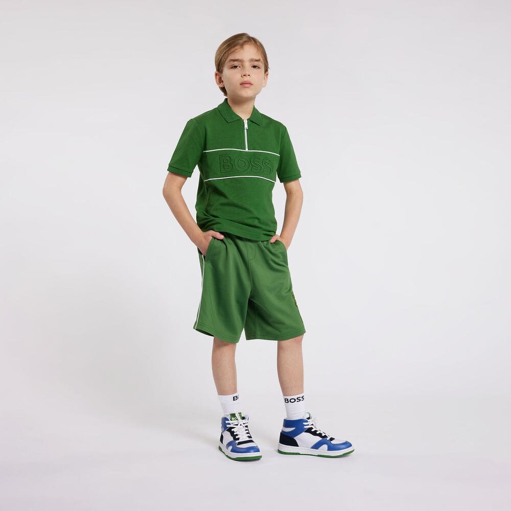 BOSS KIDS LOGO POLO SHIRT - Yooto