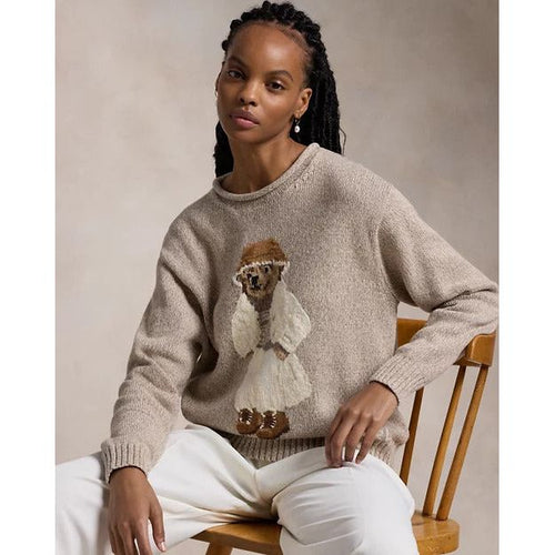 Load image into Gallery viewer, RALPH LAUREN Polo Bear Cotton Roll-Neck Jumper
