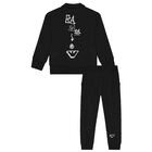 EMPORIO ARMANI Boys Black Logo Tracksuit