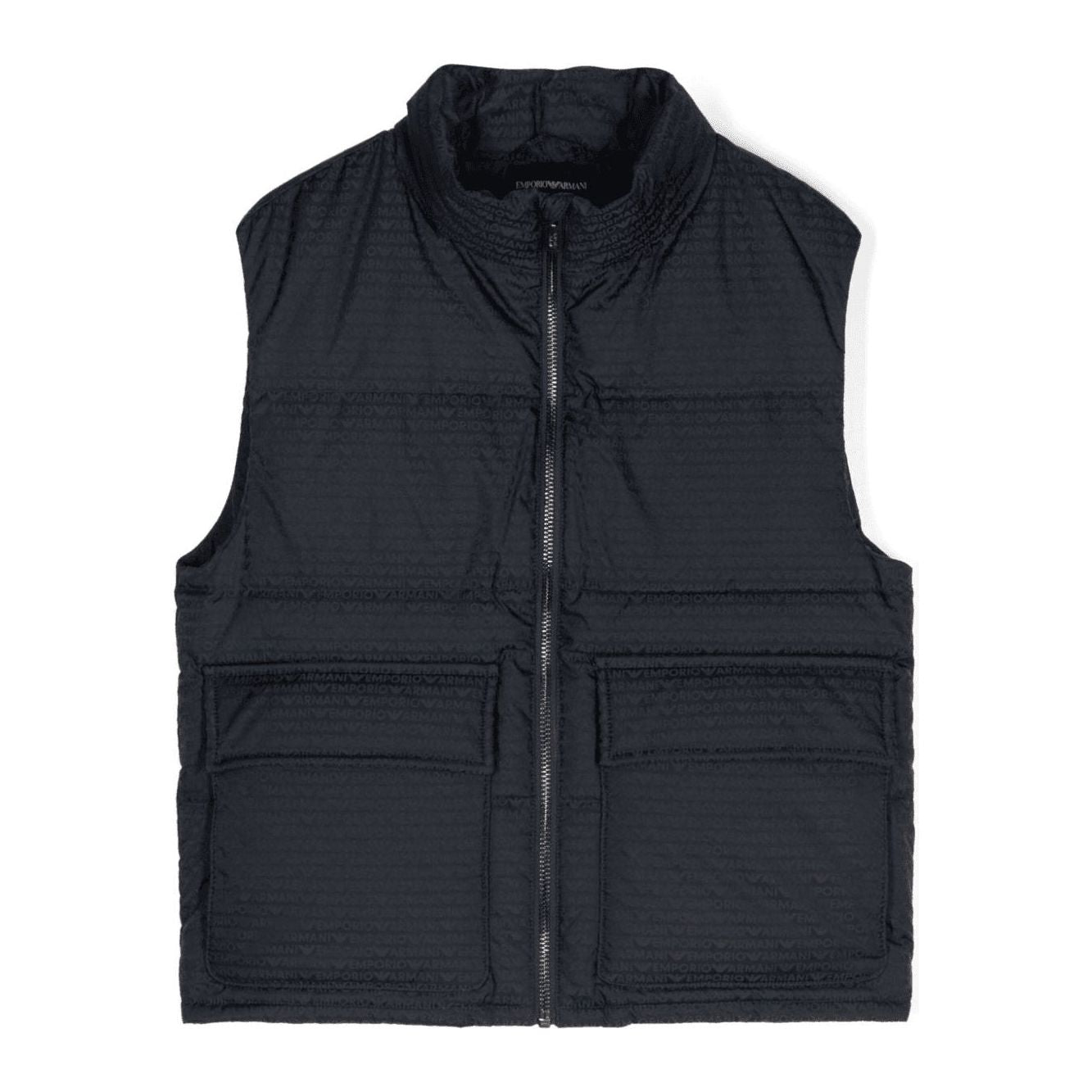 EMPORIO ARMANI logo padded jacket