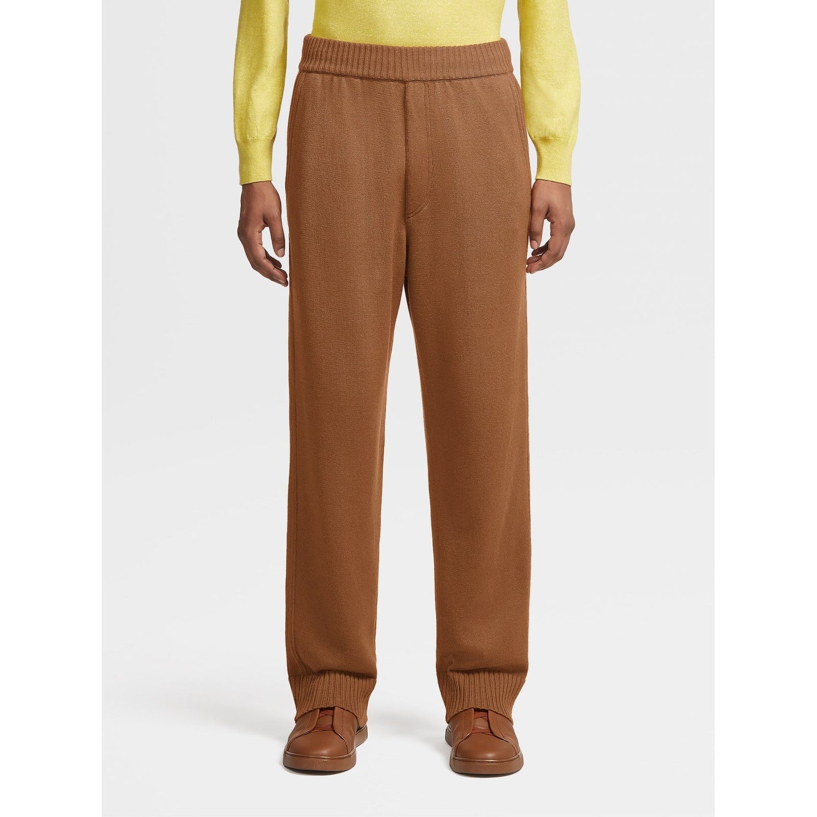 ZEGNA Cashmere and Cotton Knit Joggers