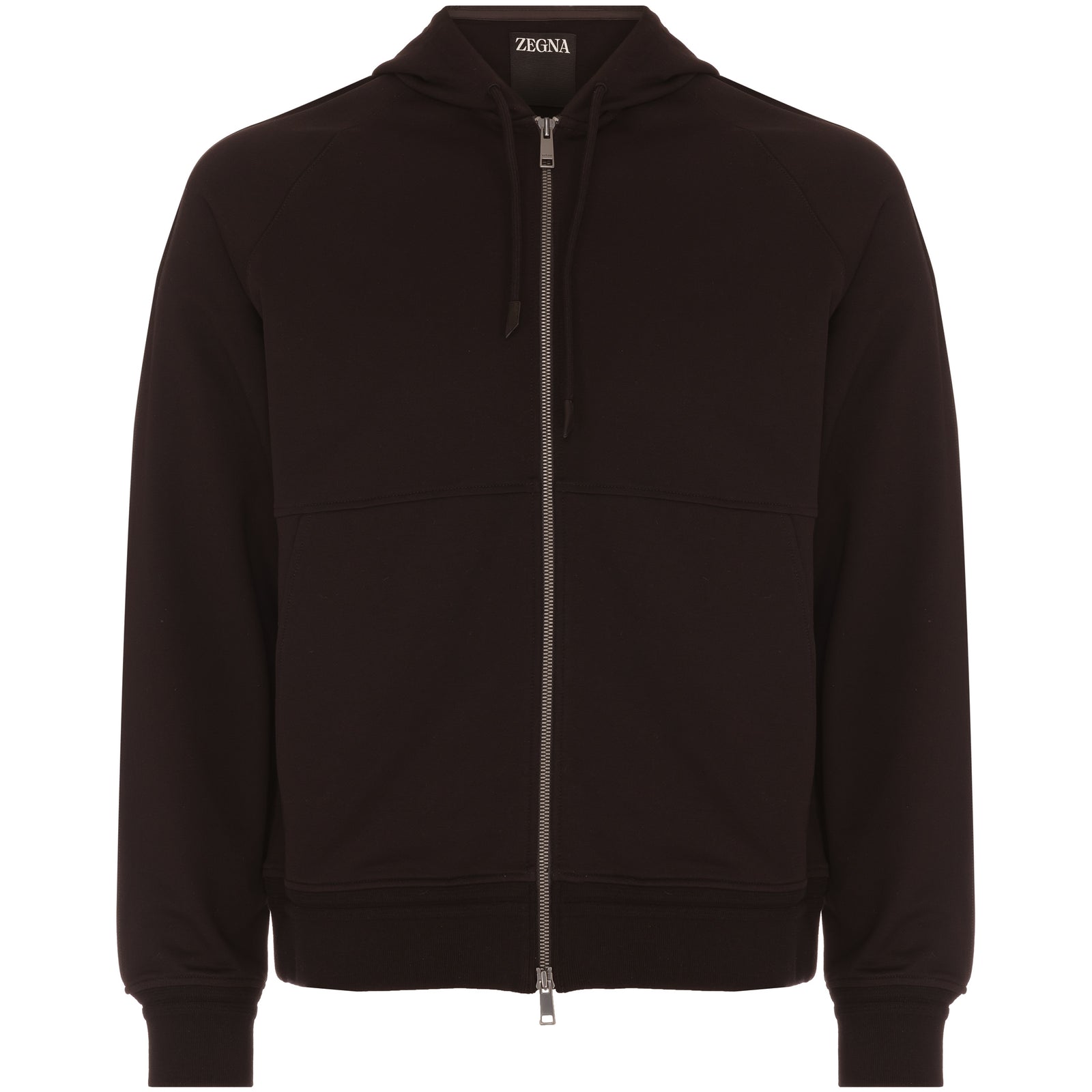 ZEGNA STRETCH COTTON HOODIE