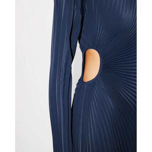 Load image into Gallery viewer, KENZO SUN-RAY PLEATS LONG DRESS
