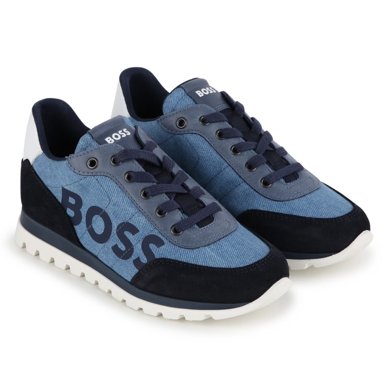 BOSS KIDS LACE-UP SNEAKERS - Yooto