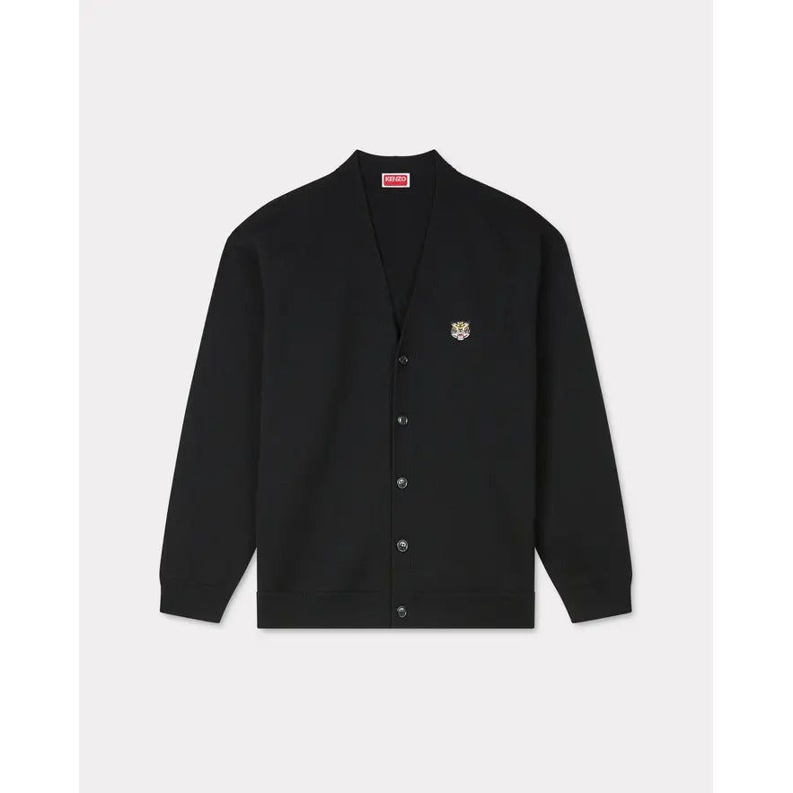 KENZO EMBROIDERED CARDIGAN IN WOOL