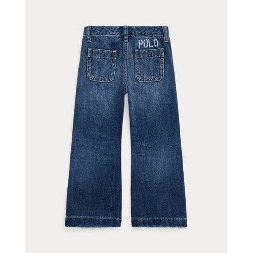 Load image into Gallery viewer, RALPH LAUREN Logo Wide-Leg Jean
