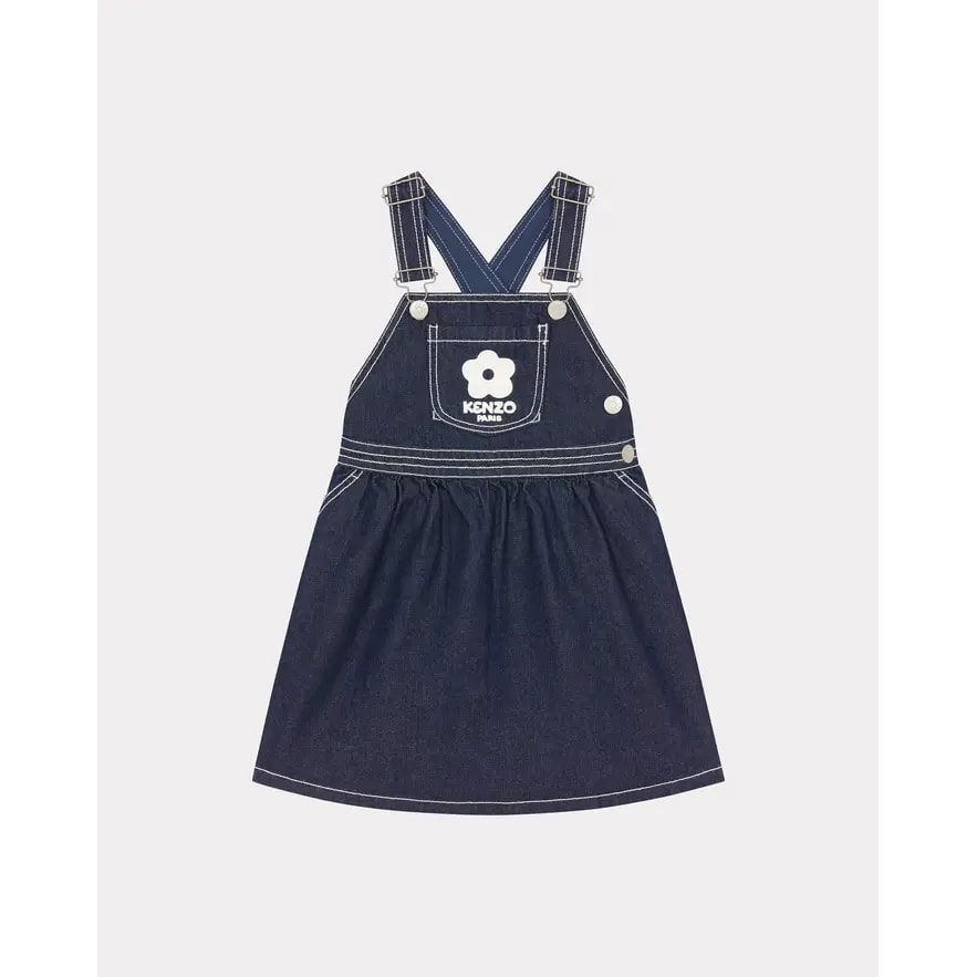 KENZO KIDS DENIM PINAFORE DRESS - Yooto