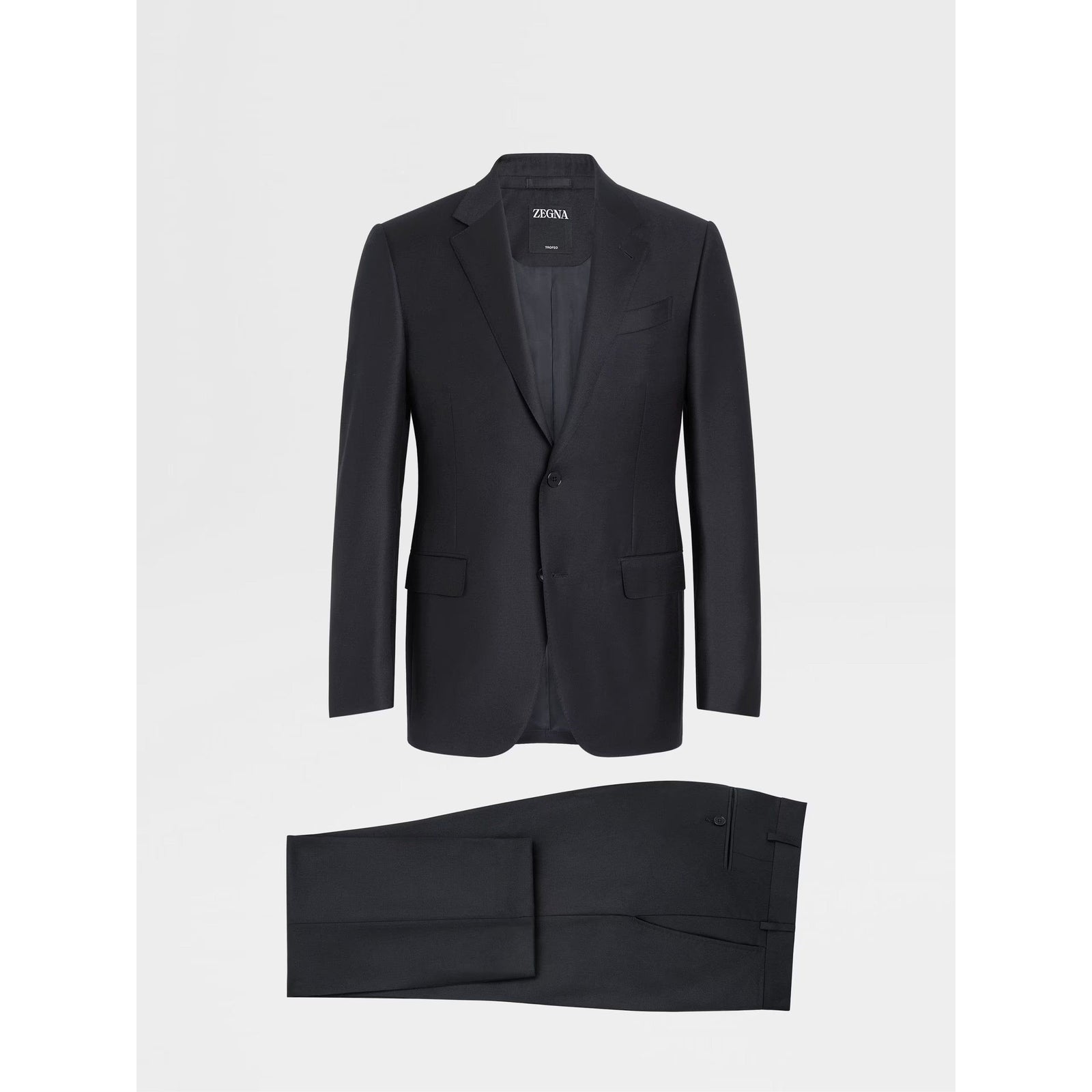 ZEGNA NAVY BLUE TROFEO™ WOOL SUIT