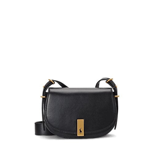 Load image into Gallery viewer, RALPH LAUREN Polo ID Calfskin Mini Saddle Bag
