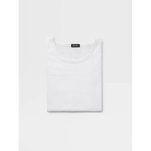 Load image into Gallery viewer, ZEGNA WHITE FILOSCOZIA COTTON TANK
