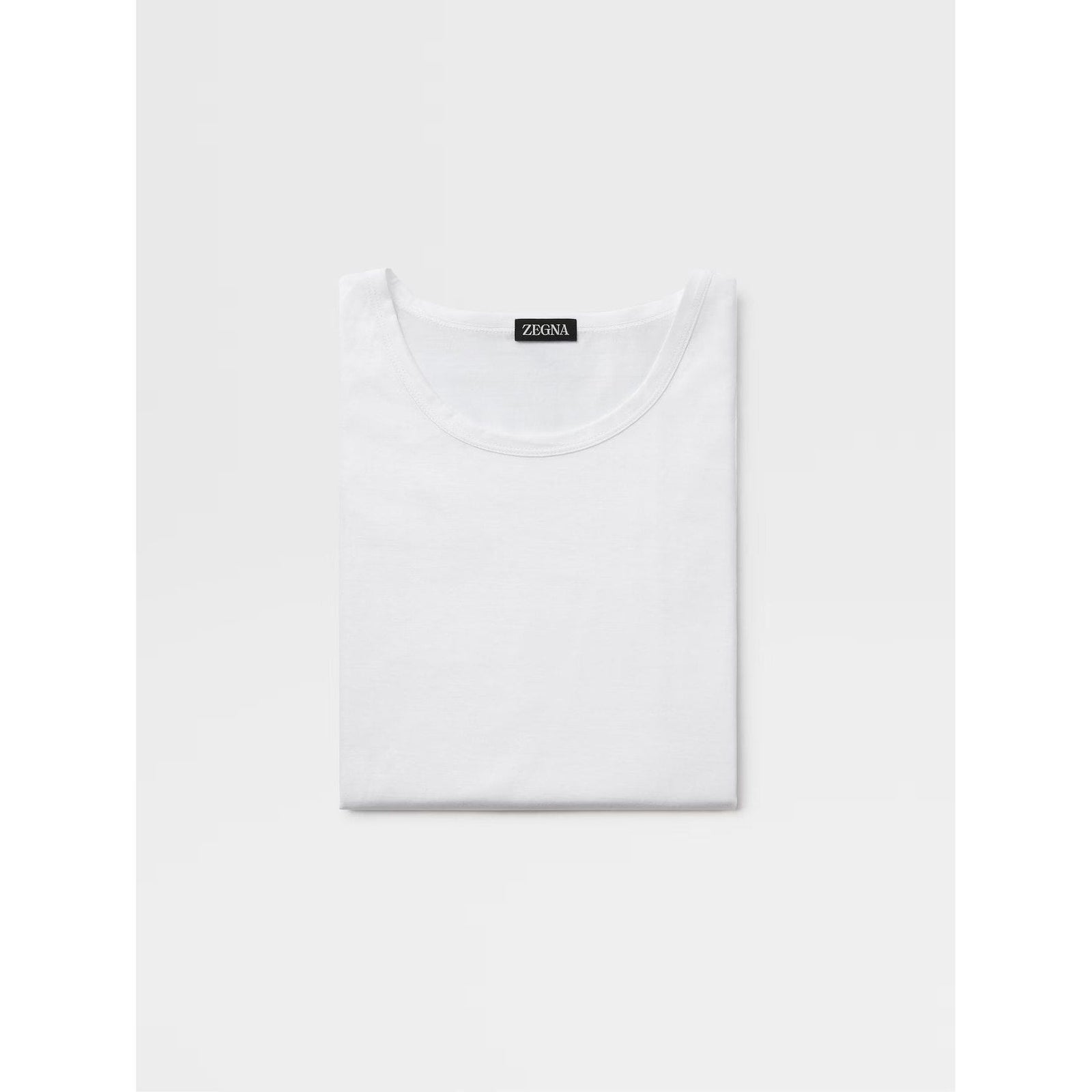 ZEGNA WHITE FILOSCOZIA COTTON TANK