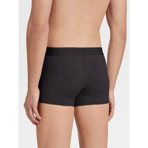 Load image into Gallery viewer, ZEGNA Black Cotton Trunks
