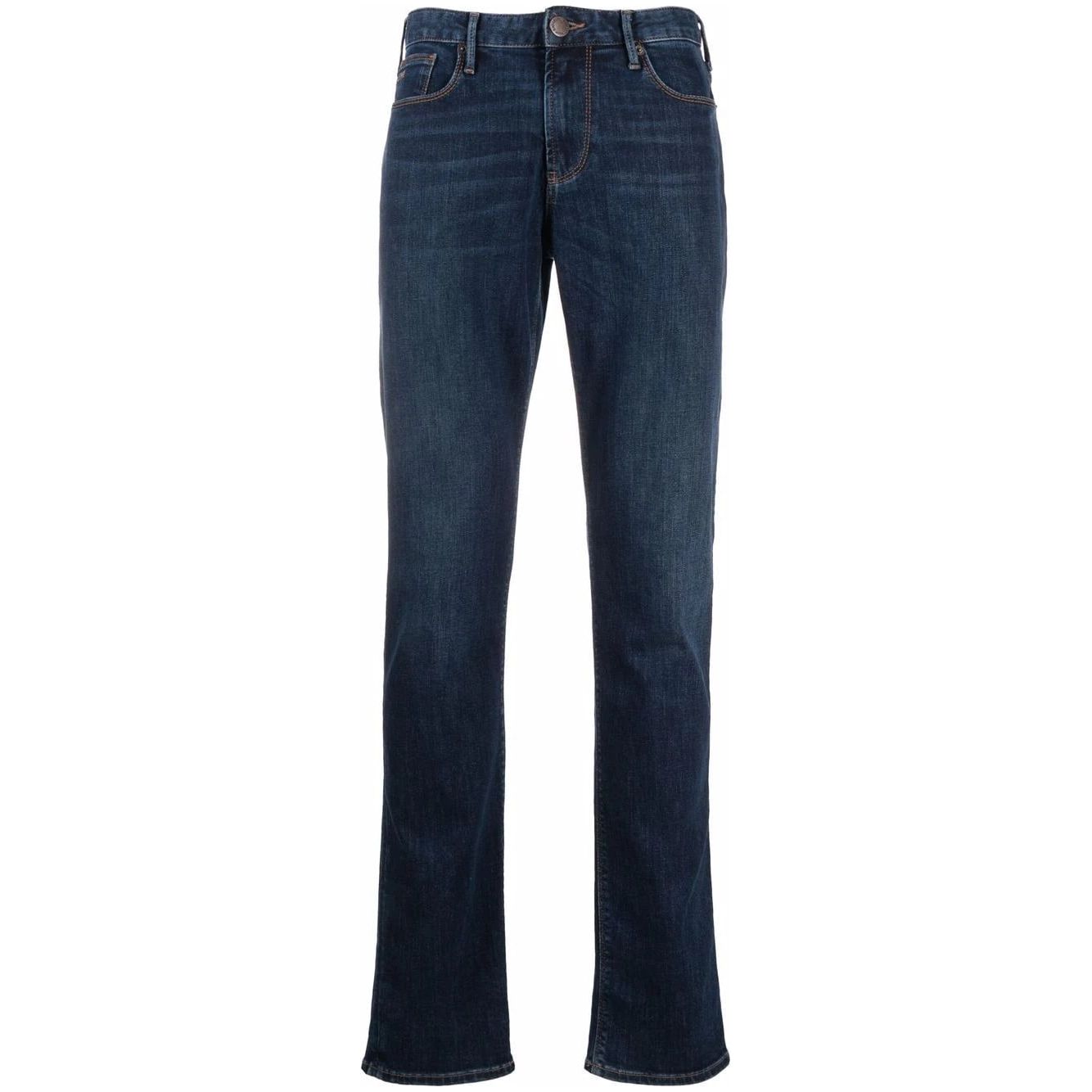 EMPORIO ARMANI mid-rise straight leg jeans