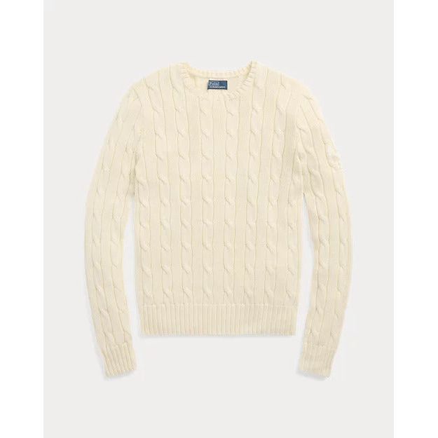 RALPH LAUREN Anchor-Motif Cable Cotton Jumper