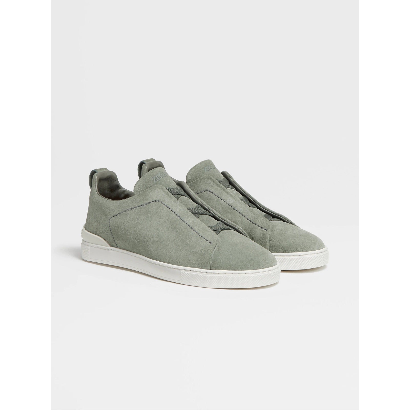 ZEGNA SUEDE TRIPLE STITCH™ LOW TOP SNEAKERS