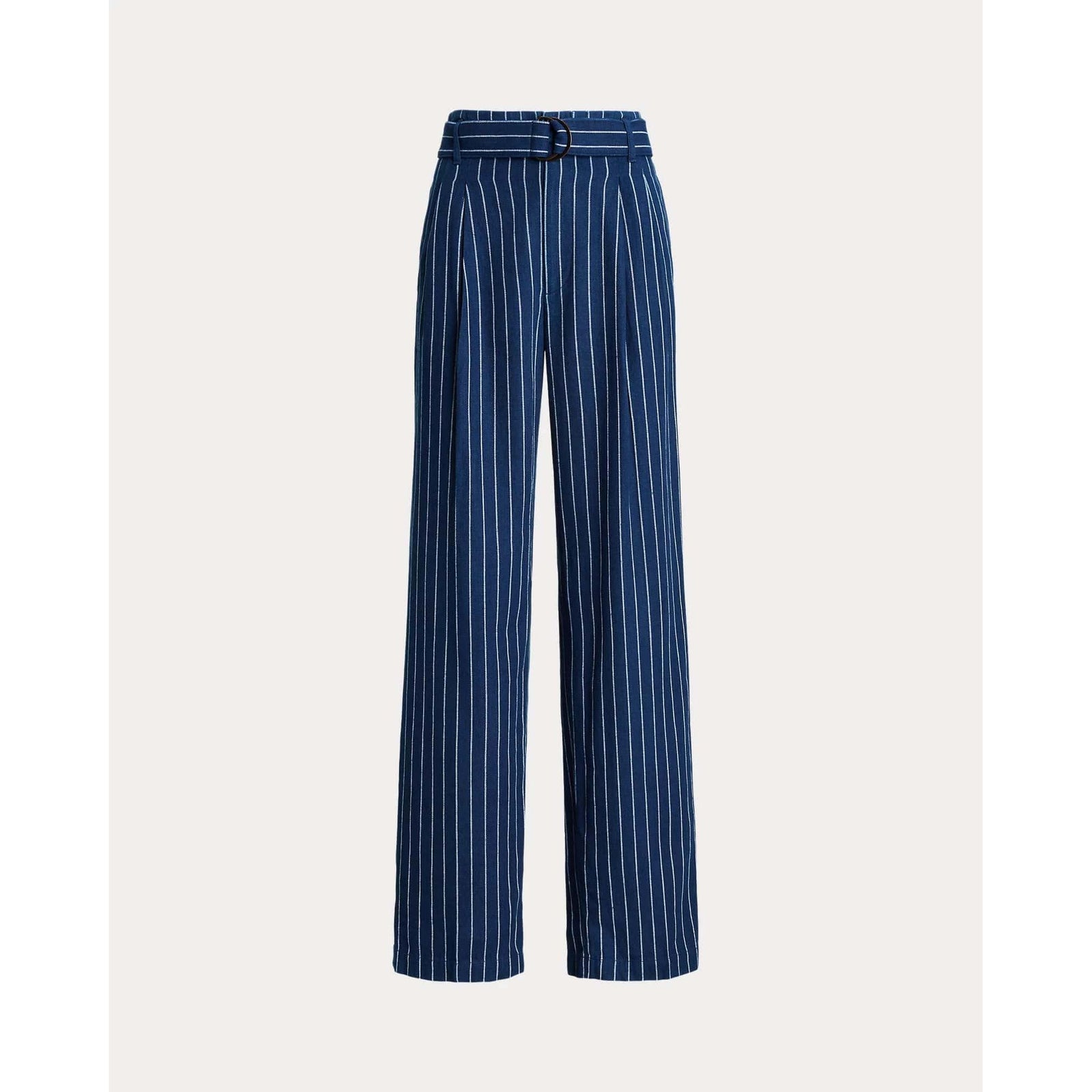 POLO RALPH LAUREN WIDE-LEG PINSTRIPE TWILL TROUSER