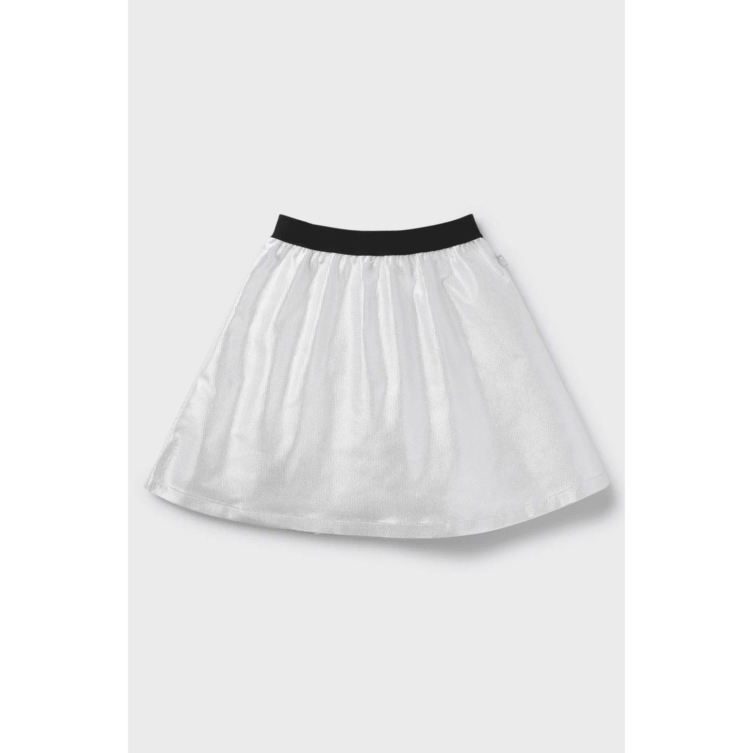 BOSS KIDS' METALLIC-EFFECT SKIRT WITH ELASTICATED WAISTBAND