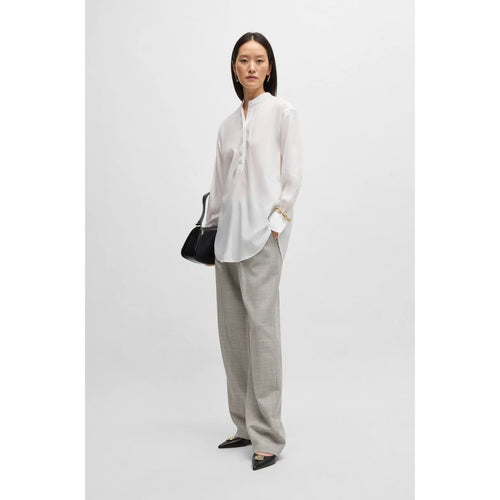 Load image into Gallery viewer, BOSS RELAXED-FIT BLOUSE IN EASY-IRON POPLIN
