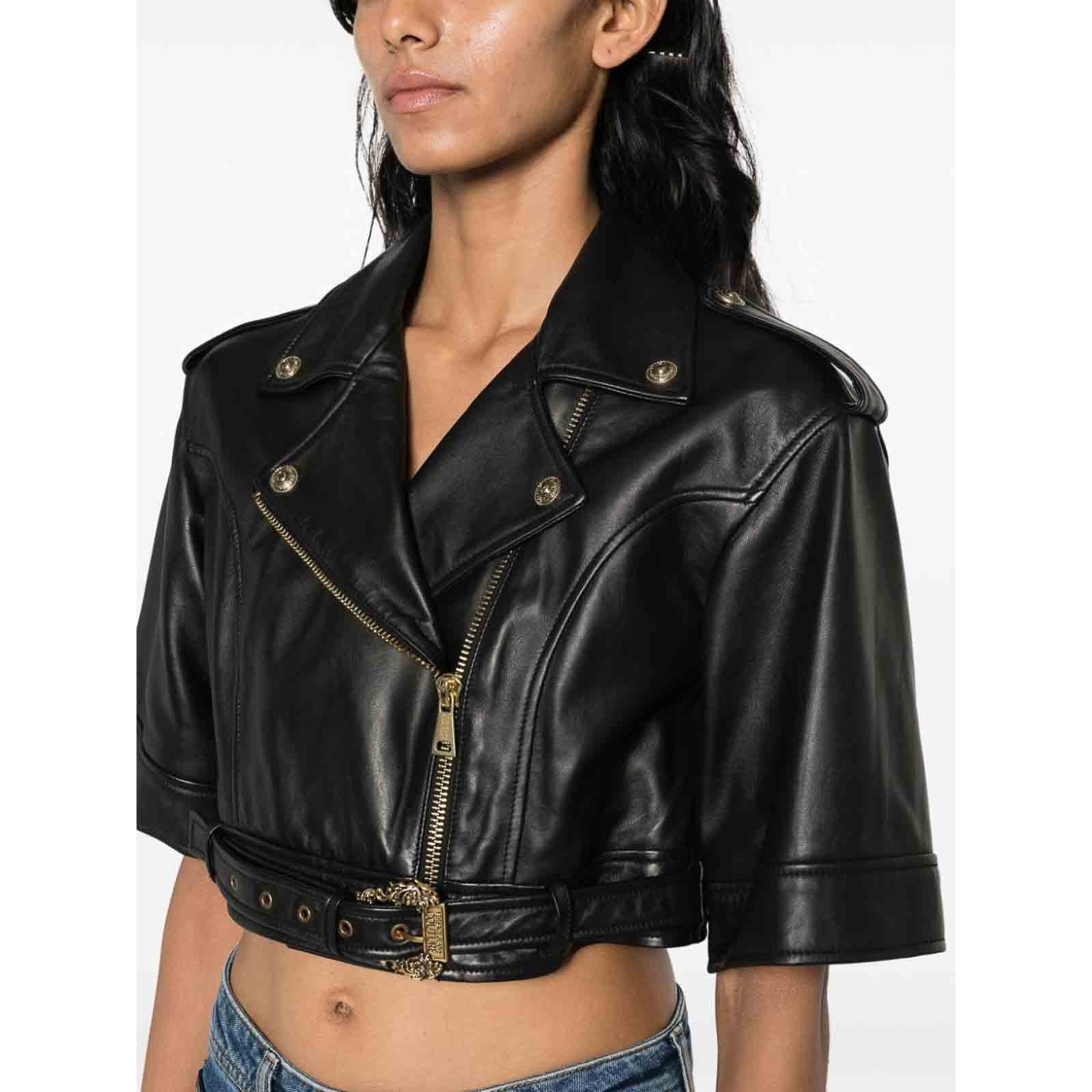 VERSACE JEANS COUTURE JACKET WITH SHORT SLEEVES - Yooto