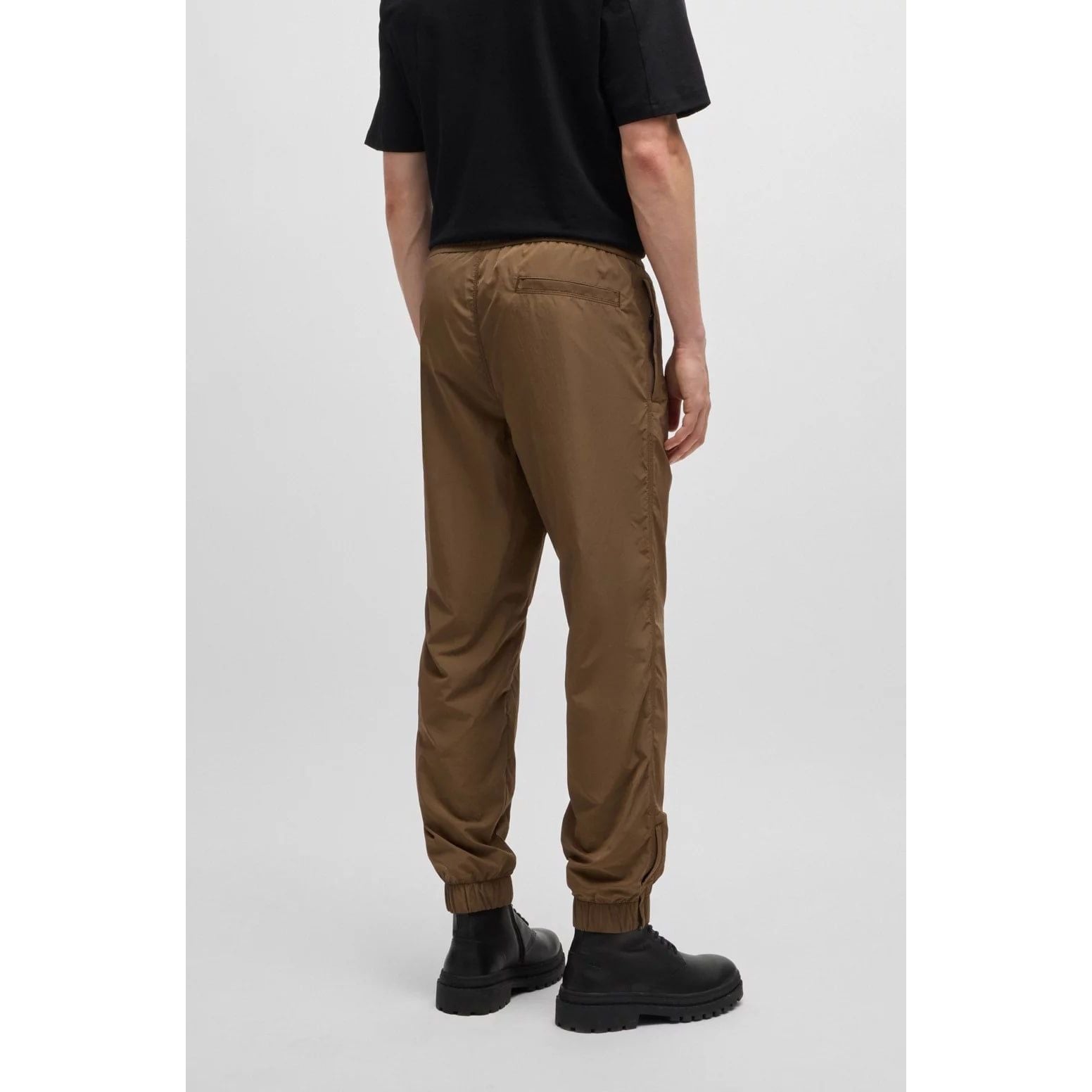 BOSS RELAXED-FIT TROUSERS IN LIGHTWEIGHT WATER-REPELLENT FABRIC