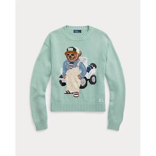 Load image into Gallery viewer, POLO RALPH LAUREN POLO BEAR COTTON CREWNECK JUMPER - Yooto
