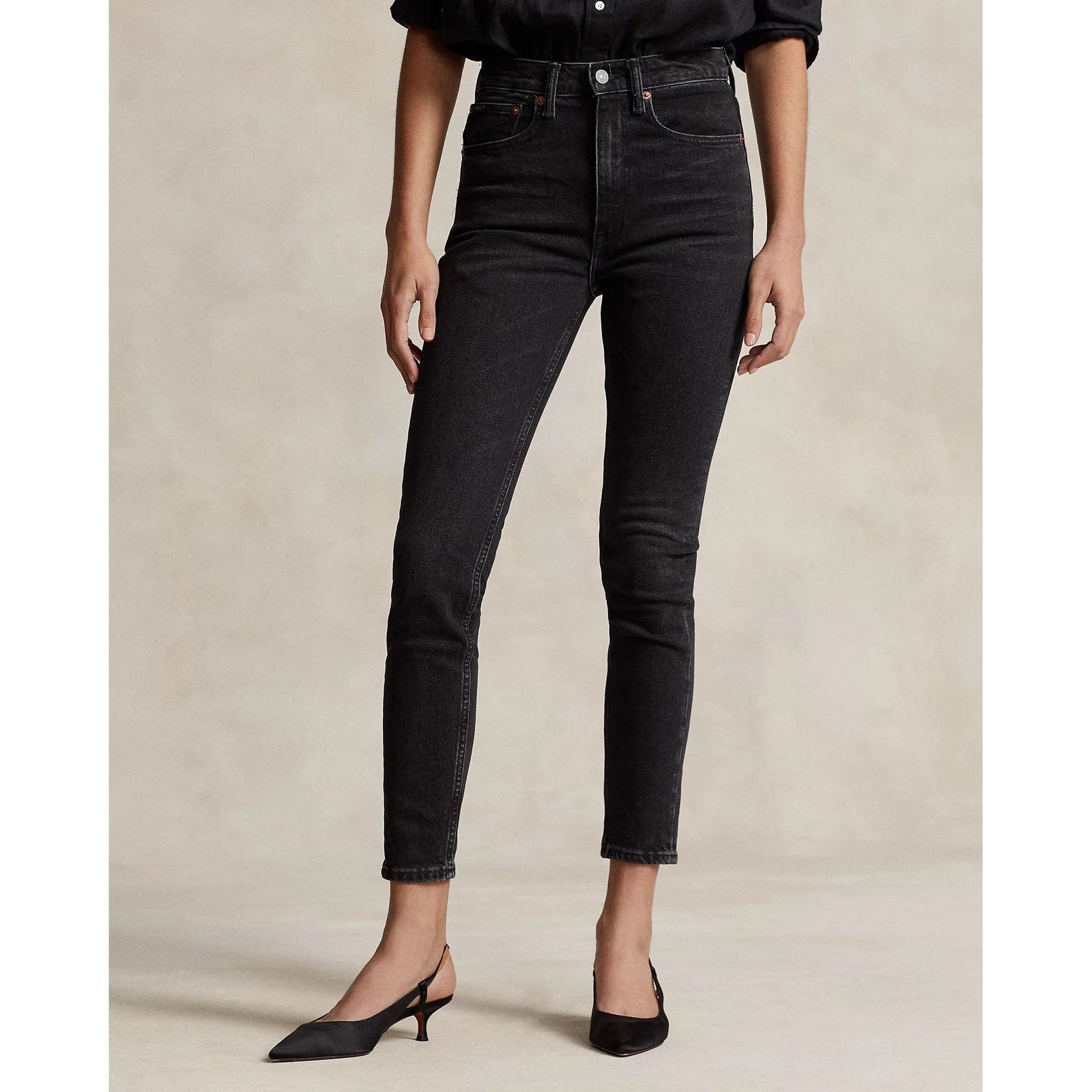 RALPH LAUREN High-Rise Super-Slim Jean