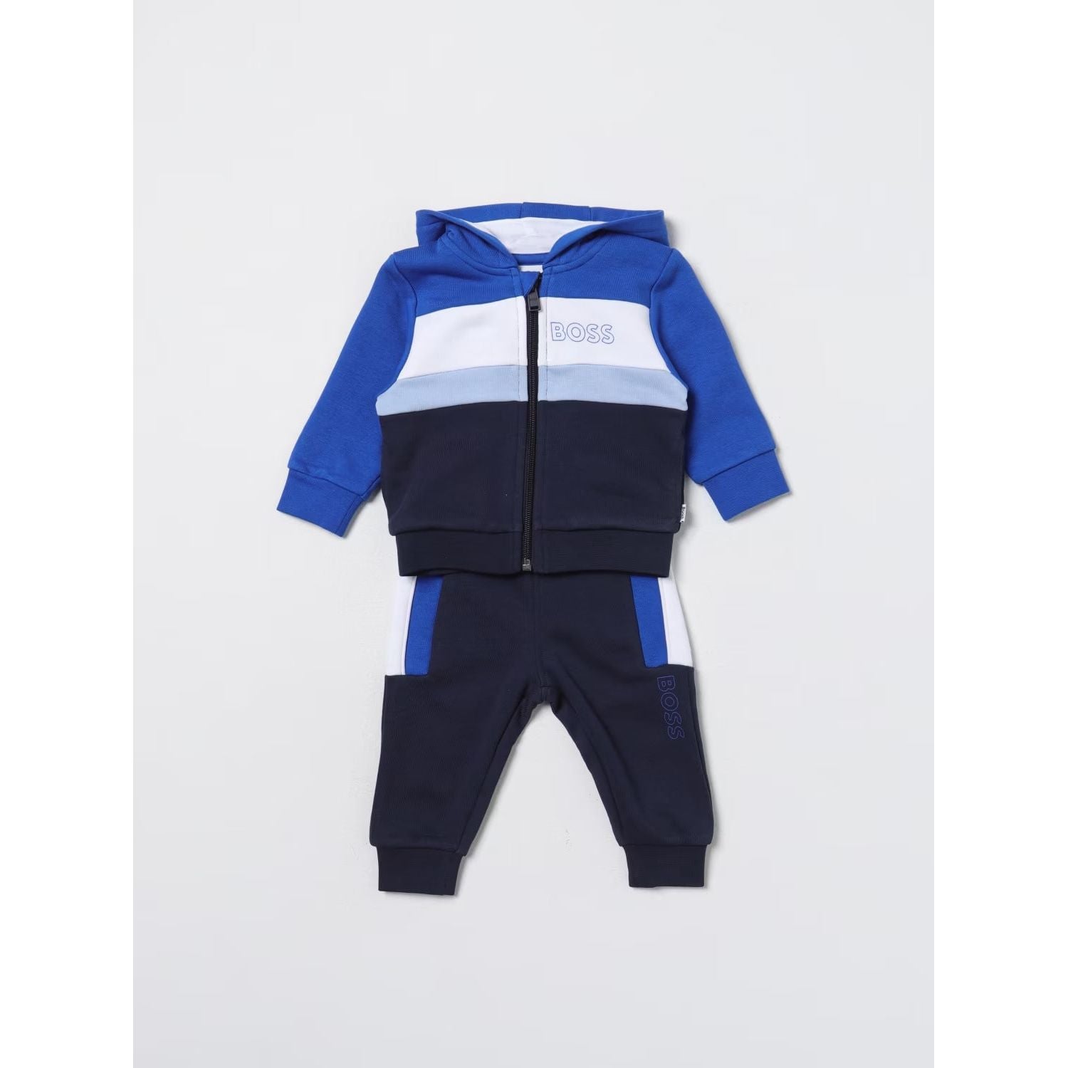 BOSS KIDS HOODED WHITE STRIPE - Yooto