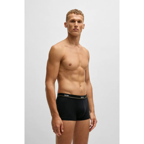 Load image into Gallery viewer, BOSS FIVE-PACK OF STRETCH-COTTON TRUNKS WITH LOGO WAISTBANDS
