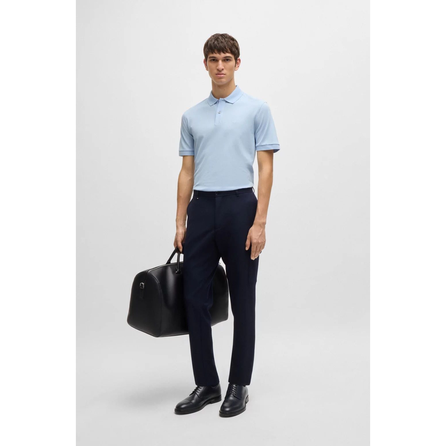 BOSS PALLAS REGULAR-FIT POLO SHIRT IN COTTON