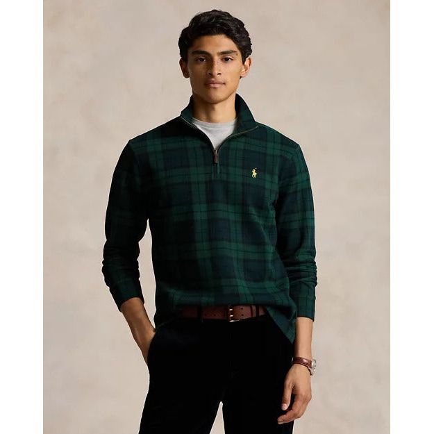 RALPH LAUREN Plaid Estate-Rib Pullover