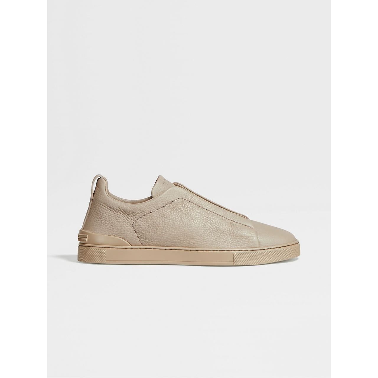 ZEGNA DEERSKIN TRIPLE STITCH™ SNEAKERS