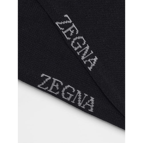 Load image into Gallery viewer, ZEGNA BLUE COTTON BLEND SOCKS
