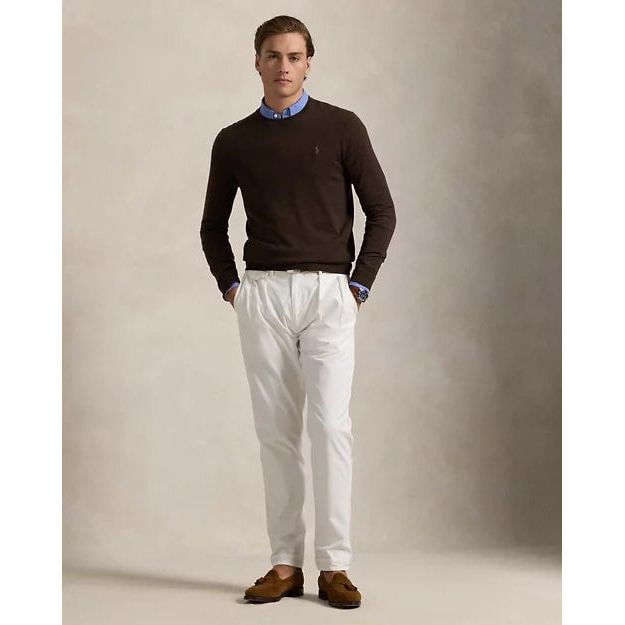 RALPH LAUREN Slim Fit Washable Wool Crewneck Jumper