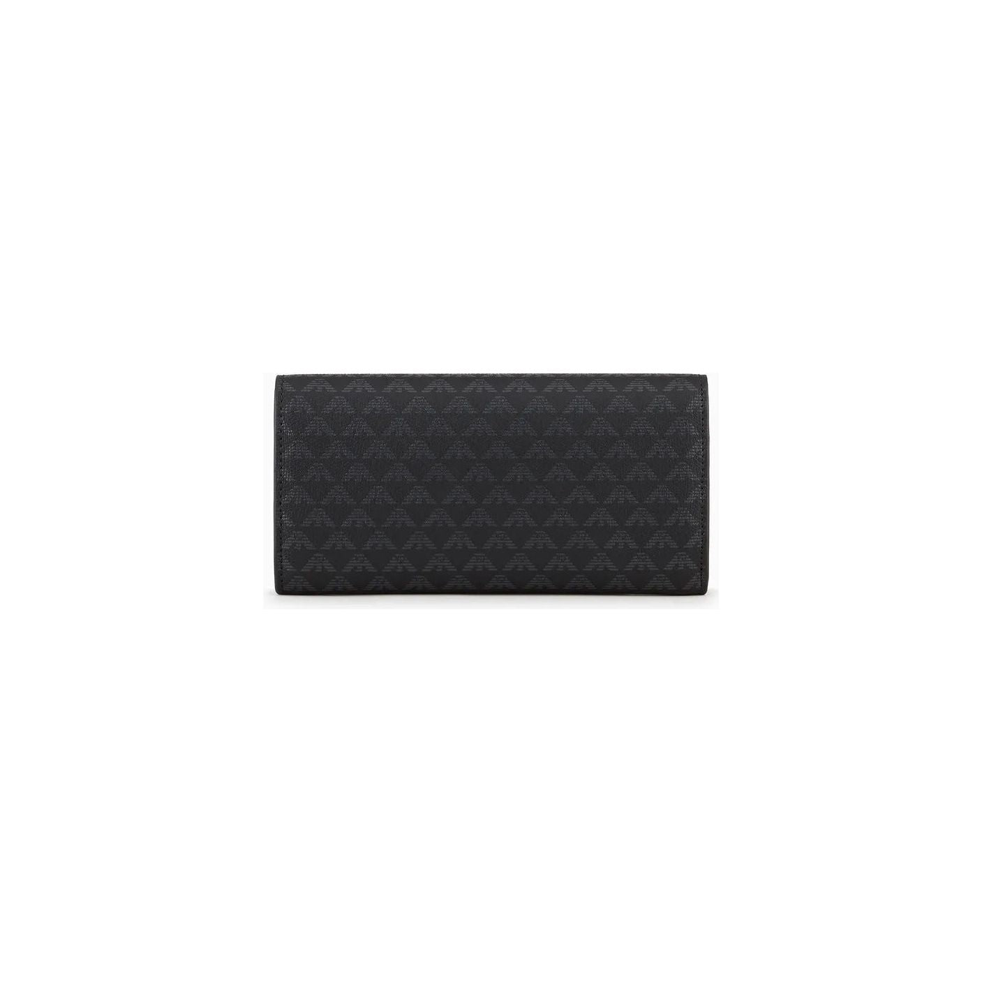 EMPORIO ARMANI ALL-OVER EAGLE WALLET WITH FLAP - Yooto