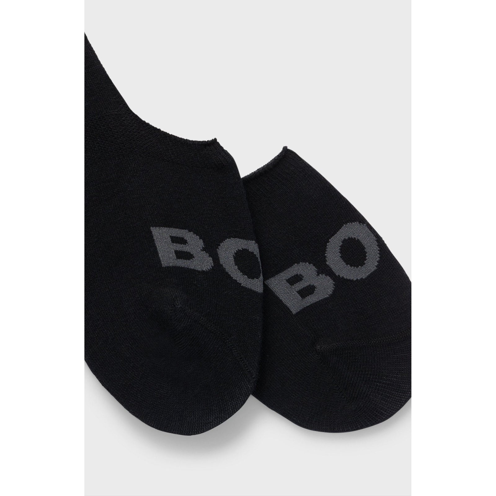 BOSS TWO-PACK OF INVISIBLE SOCKS WITH LOGO DETAILS