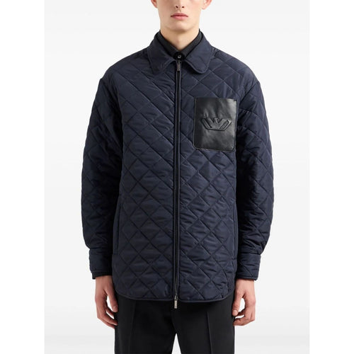 Load image into Gallery viewer, EMPORIO ARMANI diamond-quilted jacket
