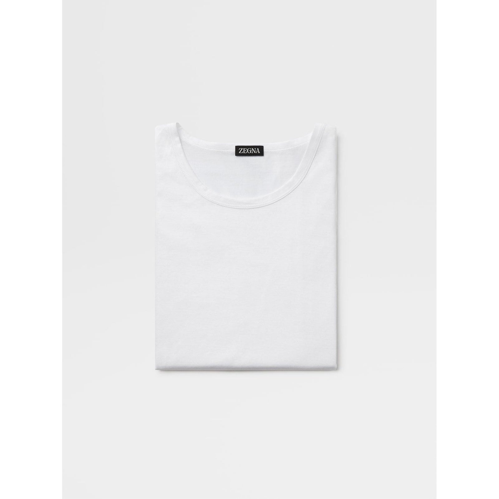 ZEGNA White Filoscozia Cotton Tank