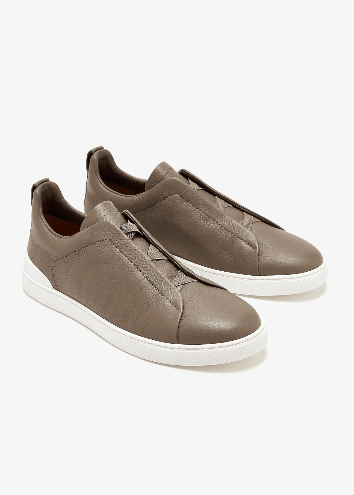 ZEGNA DEERSKIN TRIPLE STITCH™ SNEAKERS