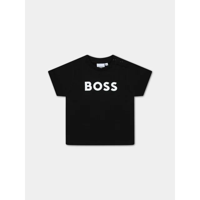 BOSS KIDS KIDS' T-SHIRT WITH LOGO PRINT - Yooto