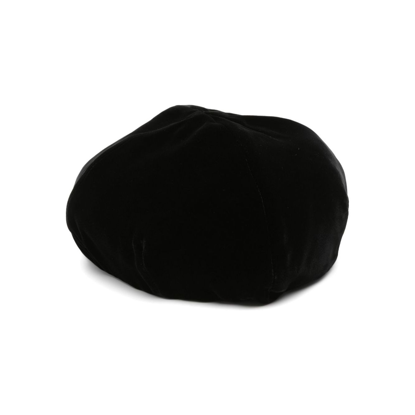 EMPORIO ARMANI velvet beret hat