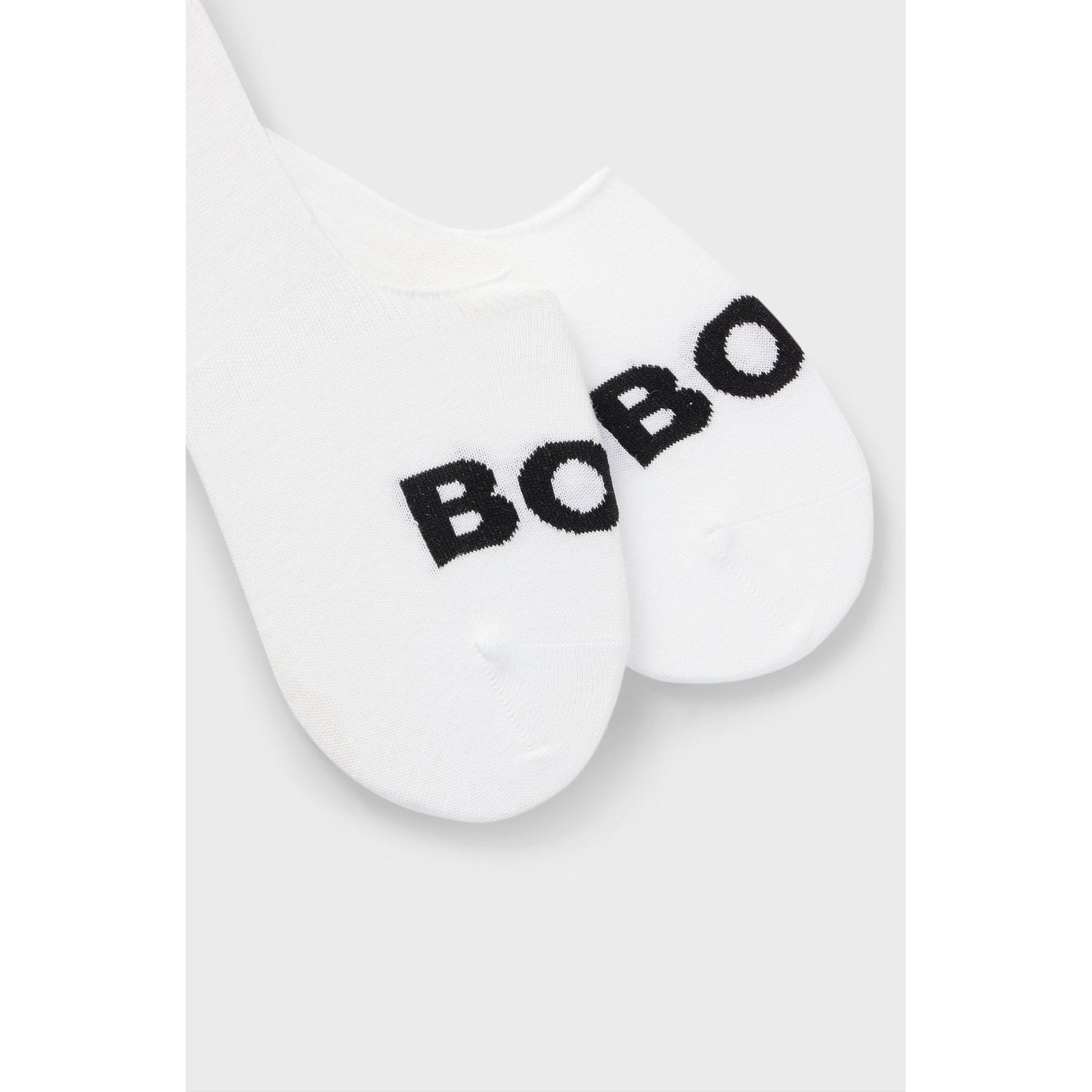 BOSS TWO-PACK OF INVISIBLE SOCKS WITH LOGO DETAILS