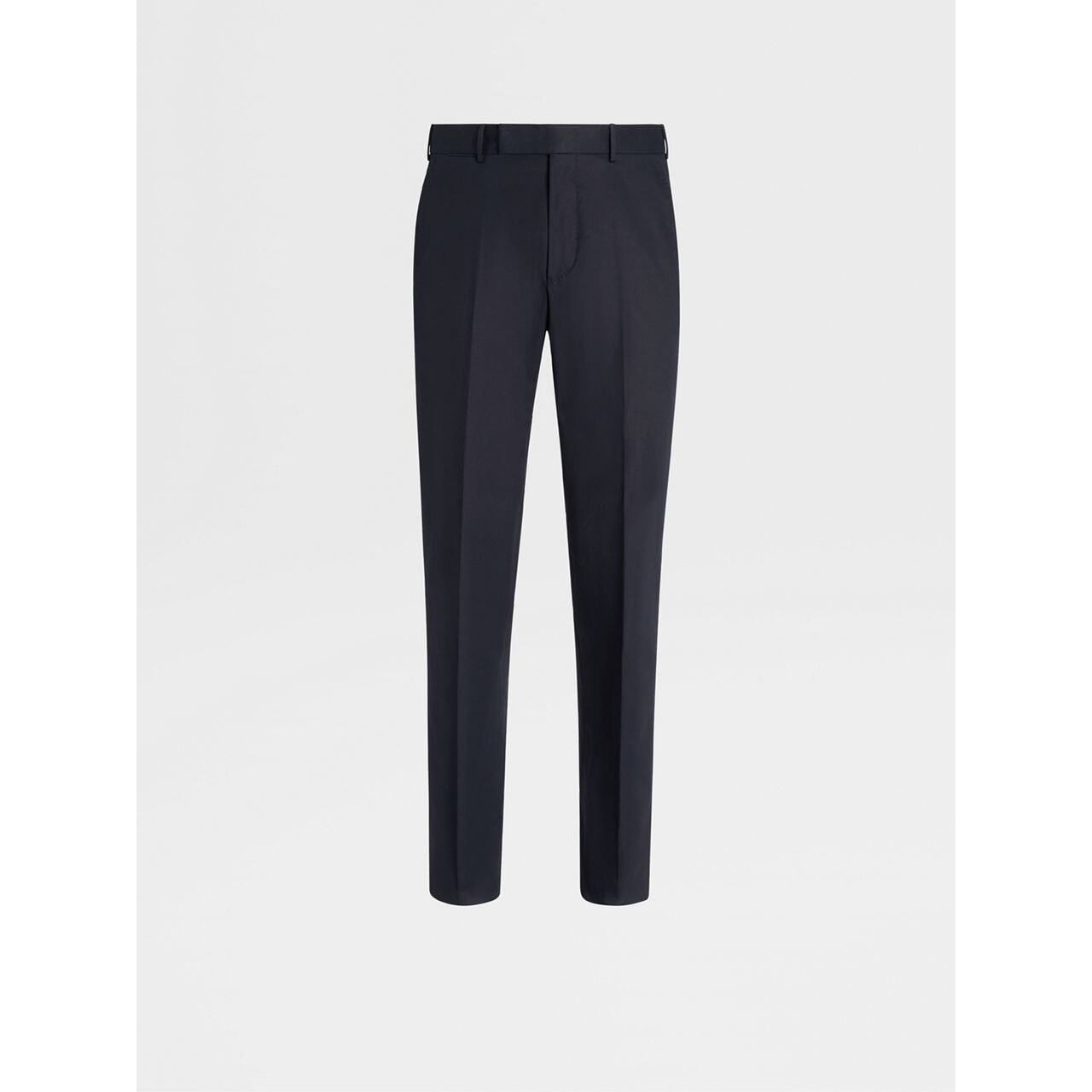 ZEGNA NAVY BLUE PREMIUM COTTON PANTS