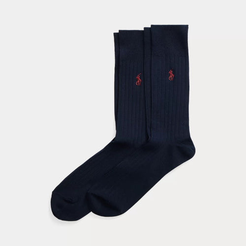 Load image into Gallery viewer, RALPH LAUREN Rib-Knit Trouser Socks
