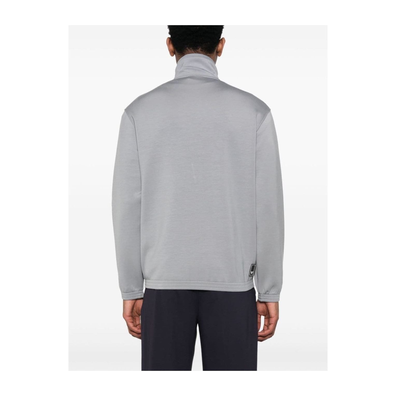 EMPORIO ARMANI TRAVEL ESSENTIALS FULL-ZIP SWEATSHIRT IN DOUBLE JERSEY - Yooto